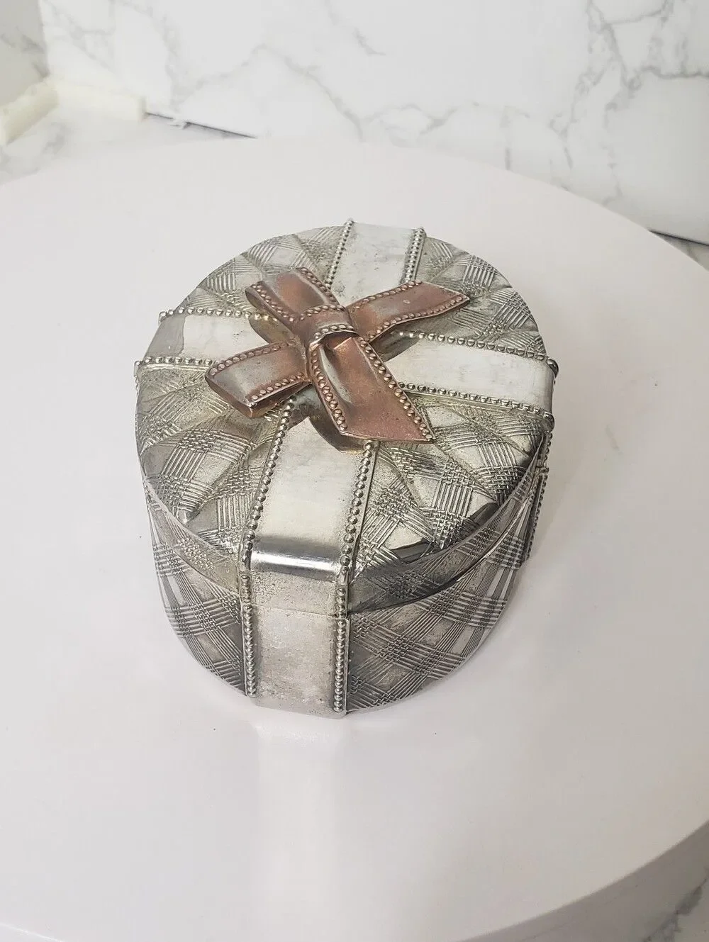 GODINGER SILVER ART CO. Silver-Plated Trinket Box